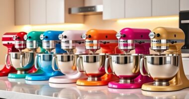 top kitchenaid mixer colors