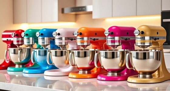 top kitchenaid mixer colors