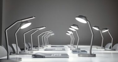 top led desk lamps