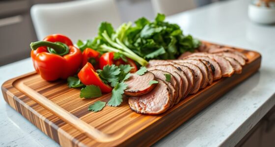 top meat and veggie cutting boards