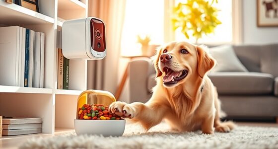 top pet cameras with treat dispensers