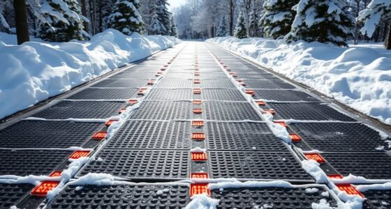 top snow melting mats