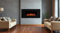top stylish electric fireplaces