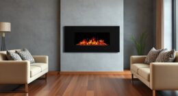 top stylish electric fireplaces