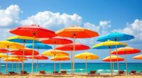top windproof beach umbrellas