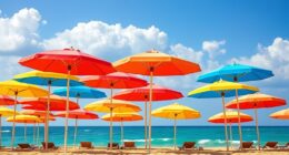 top windproof beach umbrellas