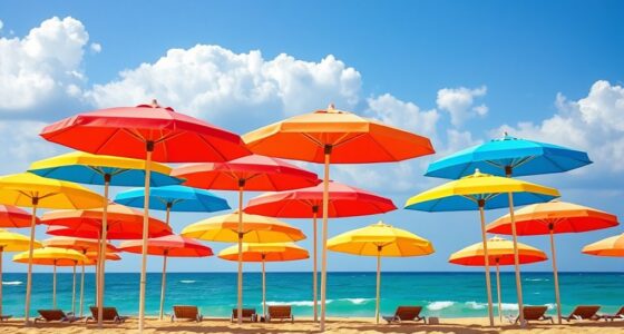 top windproof beach umbrellas