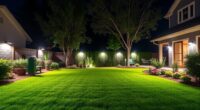 top yard security lighting