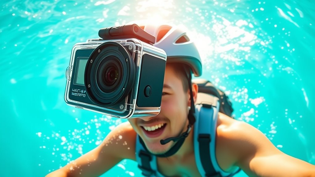 waterproof high resolution stable footage