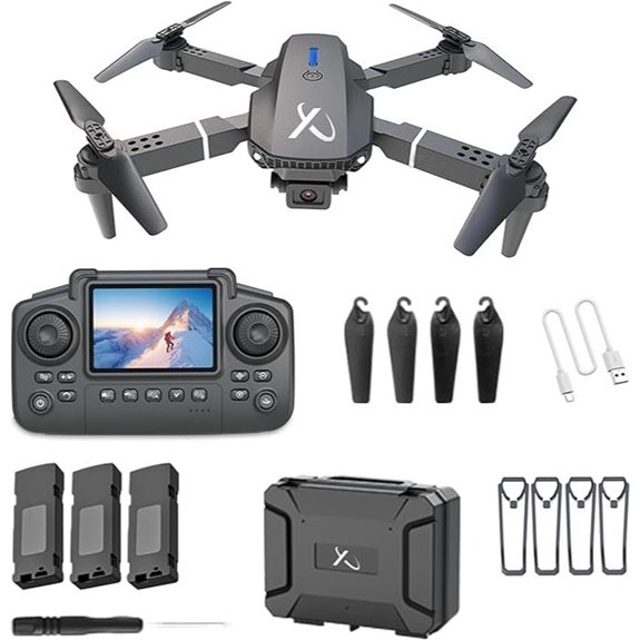 Falcon X 4K Drone with Camera and Accessories