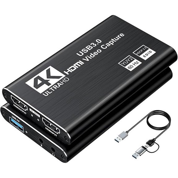 USB 3.0 4K HDMI Video Capture Card for Gaming