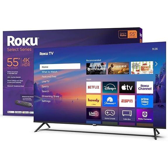 Roku 55-Inch 4K HDR Smart TV with Voice Remote