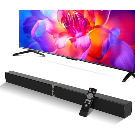 MZEIBO 80W Bluetooth Sound Bar for TV & Music