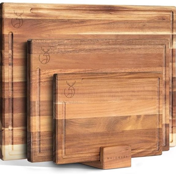 WALDWERK Acacia Wood Cutting Board Set (15.75 x 12 in)