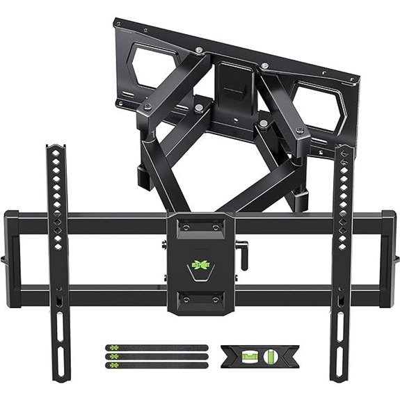 Full Motion TV Wall Mount for 37-84 Inch Screens