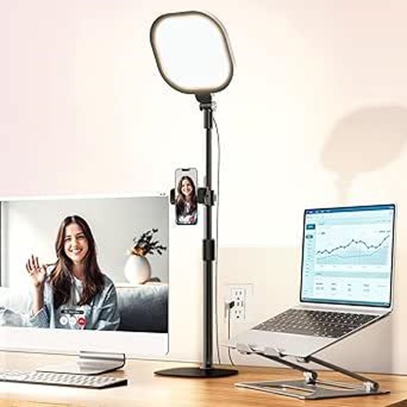 Video Conference Ring Light with Adjustable Modes