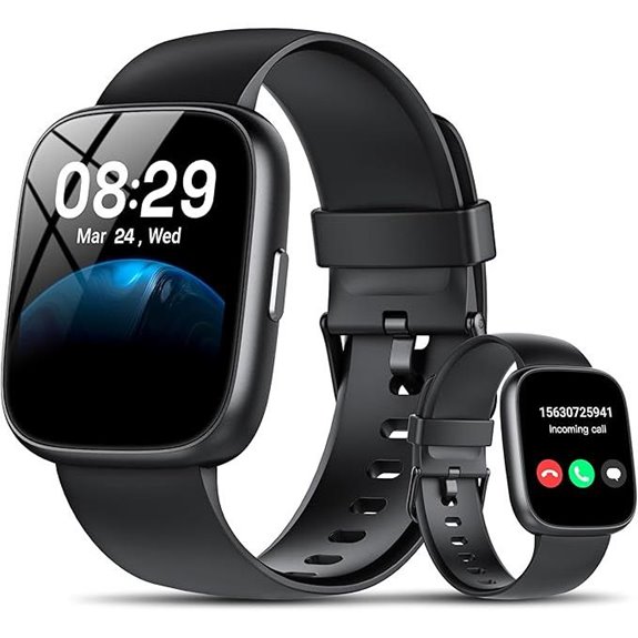 Smartwatch with Alexa Heart Rate & Waterproof