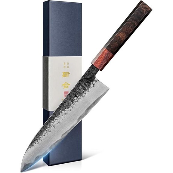 Japanese Chef Knife 8.27 Inch Black Forged Gyuto