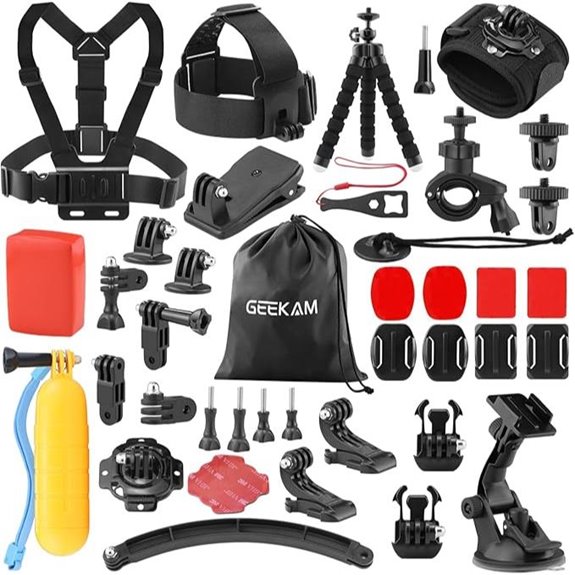 Action Camera Accessories Kit for GoPro and More