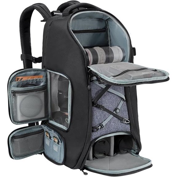 K&F CONCEPT Camera Backpack with Raincover & Laptop