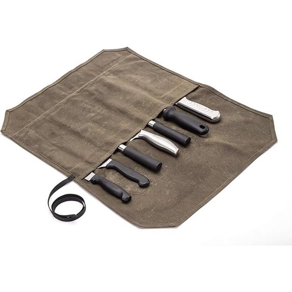HERSENT Chef’s Knife Roll Case with Brush Pouch