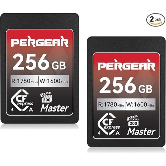 Pergear 256GB CFexpress Type A Memory Card (2-Pack)