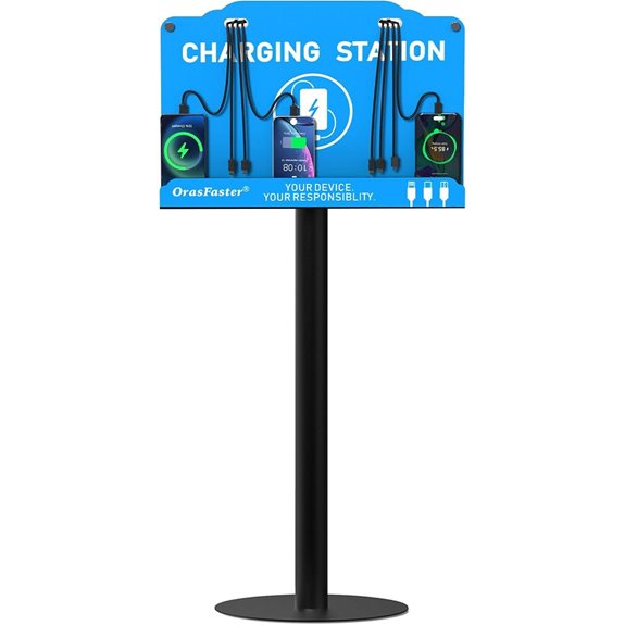 Multi-Device Cell Phone Charging Station with 8 Ports