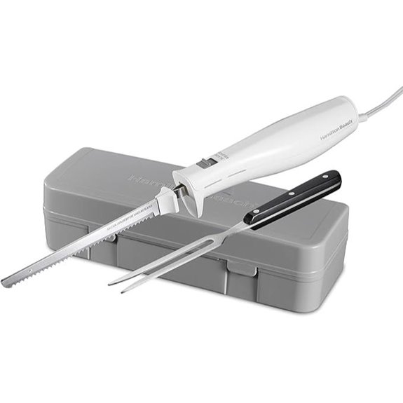Hamilton Beach Electric Carving Knife Set with Storage