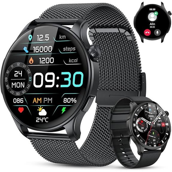 Smartwatch for Men Women Fitness with Heart Rate Monitor
