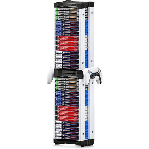 Nargos Game Storage Tower for Consoles and Discs