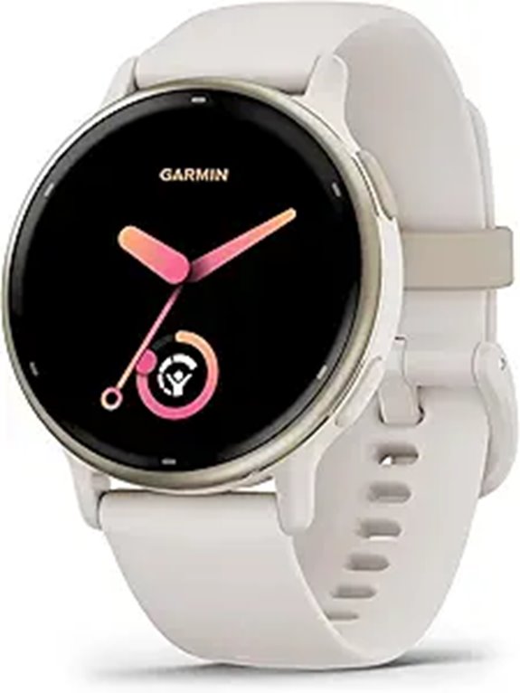 garmin amoled ivory watch
