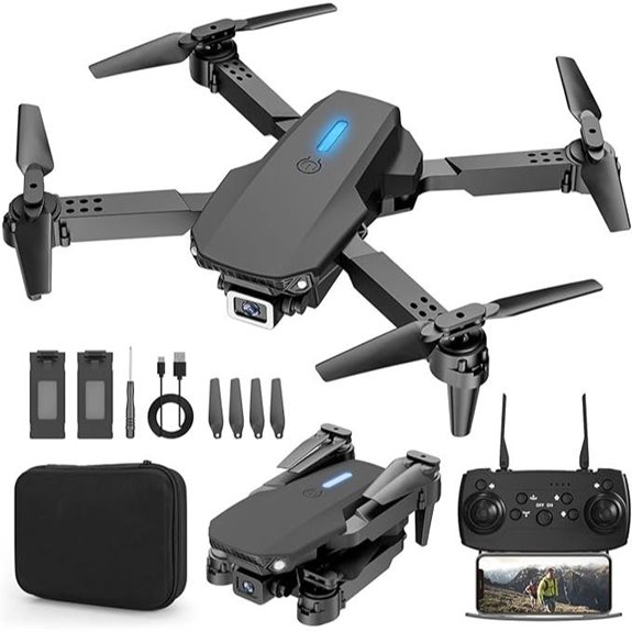 Drone with Camera 1080P HD 2 Batteries Kids & Adults