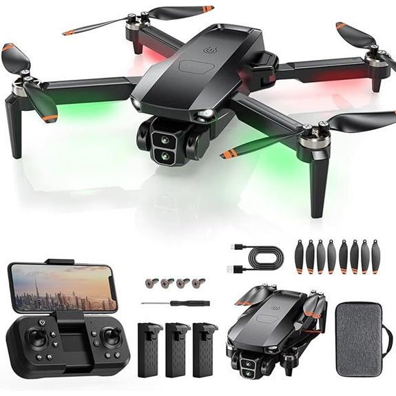4K Camera Drone with 60 Min Flight Foldable RC Quadcopter