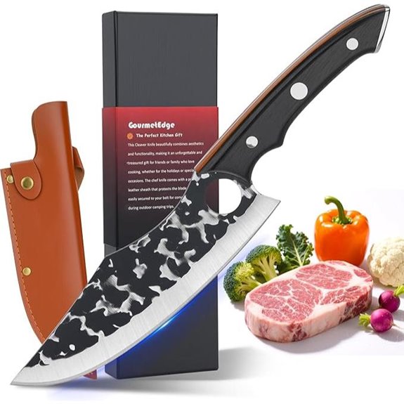 Chef Knife with Sheath Japanese Meat Cleaver