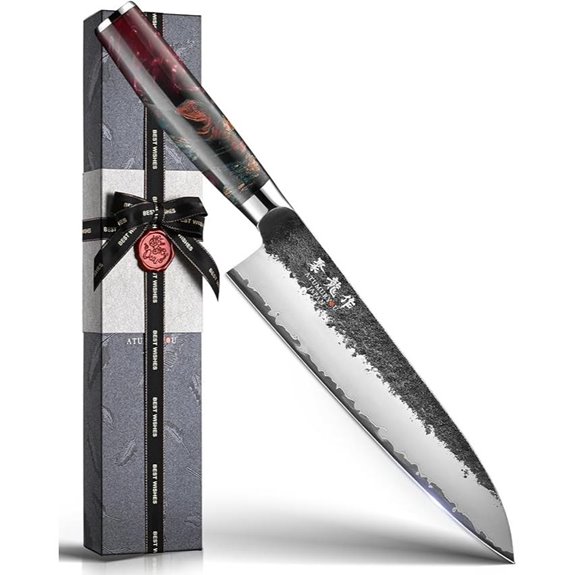 Japanese Chef Knife 8-Inch VG10 Gyuto for Kitchen