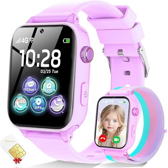 4G Kids Smart Watch with GPS and Calls