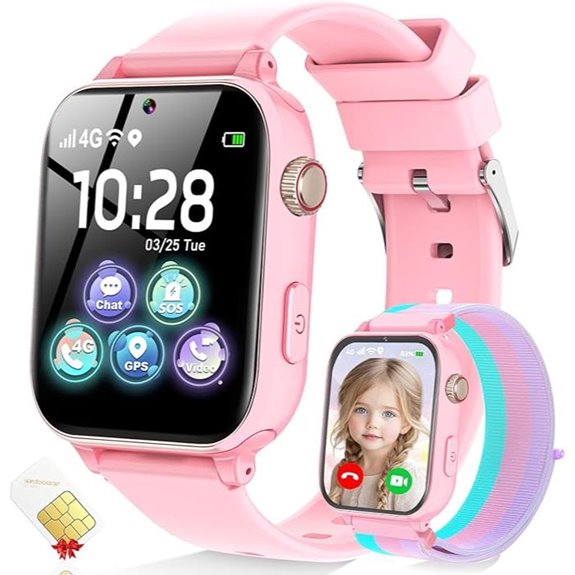 Kids 4G GPS Smartwatch with Calling and SOS