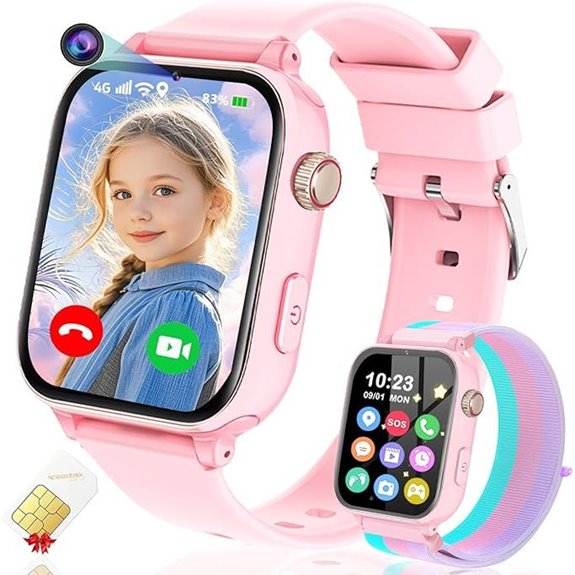 Kids 4G GPS Smartwatch with Video Calling and SOS
