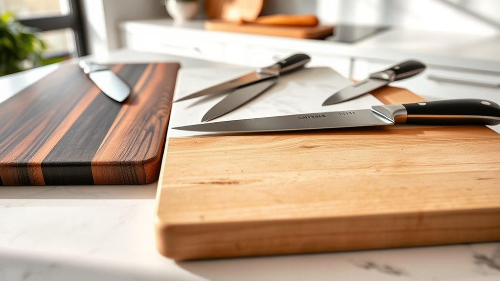 knife safe cutting board choices