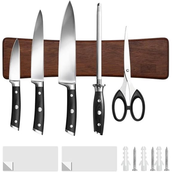 HOSHANHO Magnetic Knife Strip & Wall Organizer