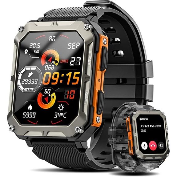 military men s blood pressure smartwatch