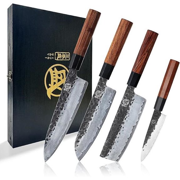 MITSUMOTO SAKARI Chef’s Knife Set 4-Piece