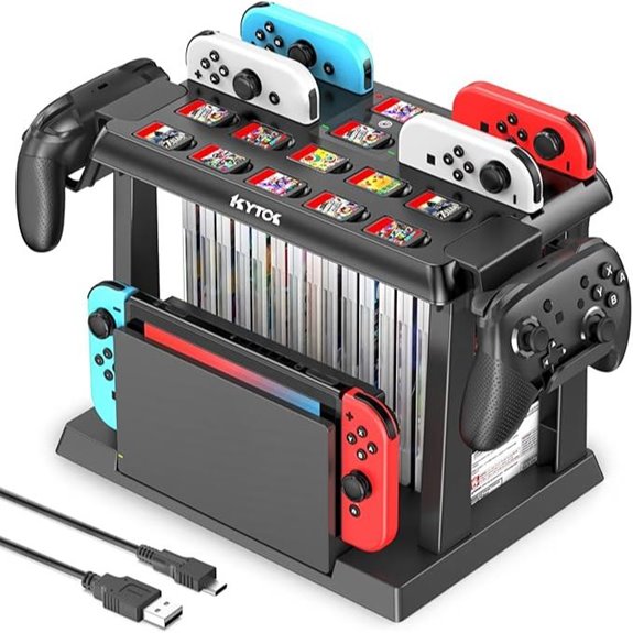 Switch Games & Controller Charging Station Kit