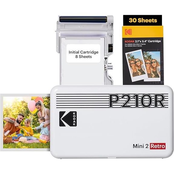 Kodak Mini 2 Retro Portable Photo Printer (38 Sheets)