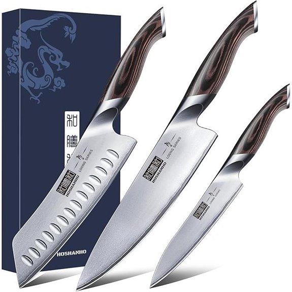 HOSHANHO 3-Piece Professional Japanese Knife Set