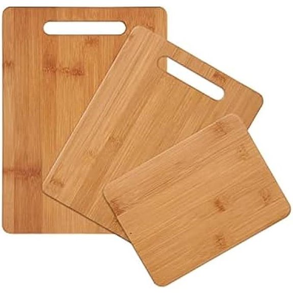 Farberware 3-Piece Reversible Bamboo Cutting Boards