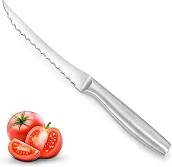 Tomato Knife with Serrated Blade for Fruits Vegetables