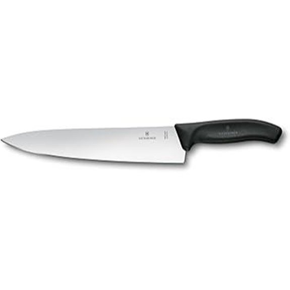 Victorinox Swiss Classic 8 Inch Chef's Knife Straight Edge Black