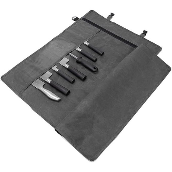 Chef’s Knife Roll Bag with 10 Slots and Pockets