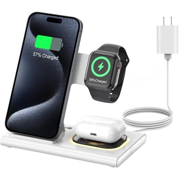 3-in-1 Foldable Wireless Charging Station for Apple